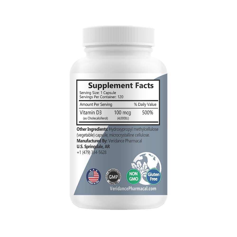 D3-4,000 IU (Cholecalciferol)