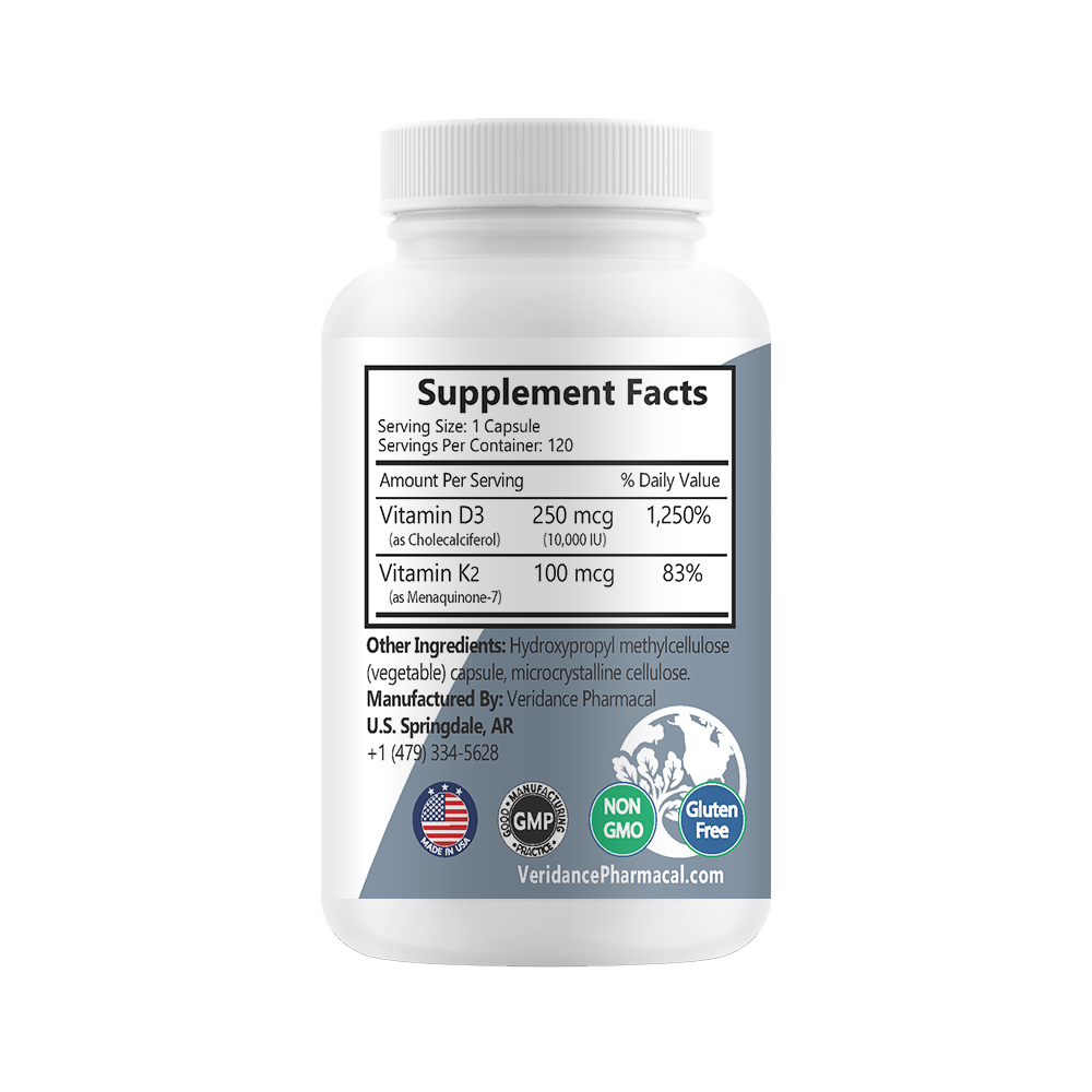 D3+K2 (Natto MK-7 and Cholecalciferol)