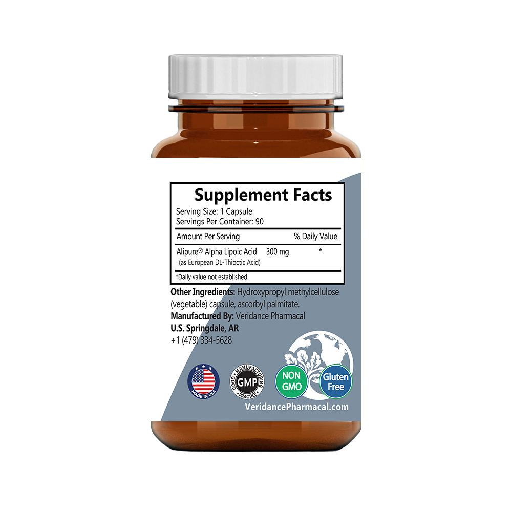 Alpha Lipoic Acid (300mg) w/ Vitamin C (Alipure)