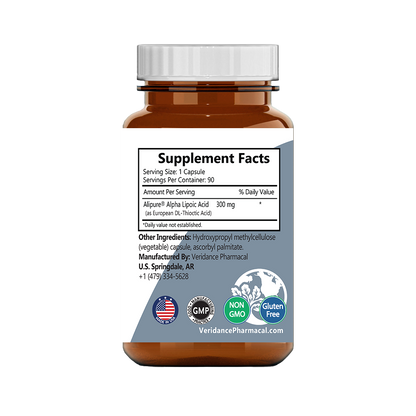 Alpha Lipoic Acid (300mg) w/ Vitamin C (Alipure)