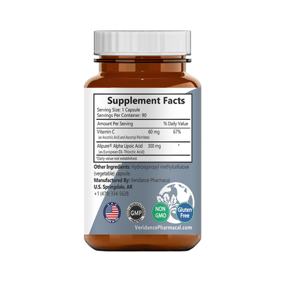 Alpha Lipoic Acid (300mg) w/ Vitamin C (Alipure)